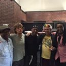 Darryl Jones, Mick Jagger, Chuck D, Keith Richards & Bernard Fowler at Rolling Stones rehearsal - Los Angeles, MAY/2015