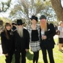 Billy Gibbons and wife Gilligan with Dusty Hill and wife Charleen