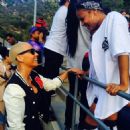 Amber Rose attends the Chris Brown & Quincy 'Kick'n It For Charity' Celebrity Kick Ball Game at the Glendale Sports Complex in Glendale, California - July 19, 2014