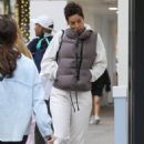 Nicole Murphy – Christmas shopping on the Rodeo Drive in Beverly Hills