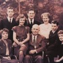 Standing left to right. Byrne Marston, Moulton (Pete) Marston, Olive Byrne Richard. Seated left to right: Marjorie Wilkes, Olive Ann Marston. William Moulton Marston, Donn Marston, Elizabeth Holloway Marston. 1947 photograph from Wonder Woman: The Complet