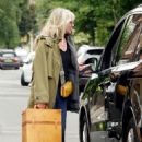 Tamzin Outhwaite – Spotted getting into an Addison Lee cab in London