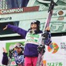 Japanese female freestyle skiers