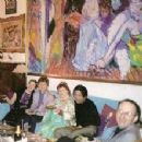 Irene Silverman (center) hosting one of her holiday get togethers with friends