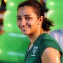 Egyptian female squash players