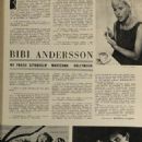 Bibi Andersson - Film Magazine Pictorial [Poland] (1 August 1965)