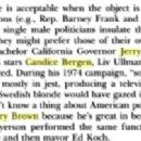 Jerry Brown and Candice Bergen   Excerpt from the Google Books