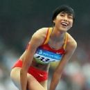 Chinese female high jumpers