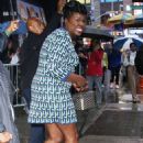 Leslie Jones – Seen after promoting her new book at ‘Good Morning America’ TV show