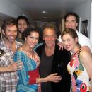 Saundra with Al Pacino and the cast of the Off-Broadway production of Manipulation