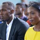 On Thursday during a town hall meeting in Kingston, Jamaica, Obama brought the audience to laughter when he gave a special mention to Bolt (left) and triple-world champion Shelly-Ann Fraser-Pryce (right)