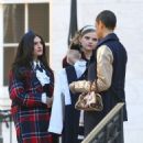 Jordan Alexander – With Savannah Lee Smith and Eli Brown filming ‘Gossip Girl’ in New York