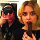 Peaches Geldof and Marilyn Manson
