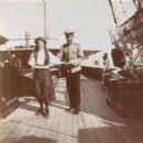 Olga Nikolaevna & Paul Voronov onboard the Standart, 1910
