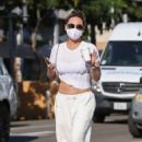 Dorothy Wang – In a white ensemble in Beverly Hills