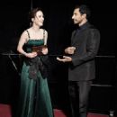 Rachel Brosnahan and Riz Ahmed - BAFTAs 2019 (Backstage)