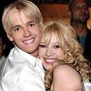 Aaron Carter and Hilary Duff