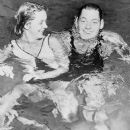 Johnny Weissmuller and Bobbe Arnst
