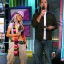Christina Aguilera and Carson Daly