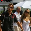 Jenson Button and Florence Brudenell