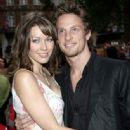 Jenson Button and Louise Griffiths