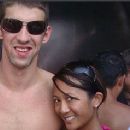 Michael Phelps and Caroline Pal