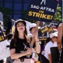 Brittany Curran – Support SAG Strike at Universal Studios in Hollywood