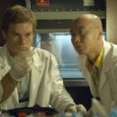 C.s. Lee As Vince Masuka And Michael C. Hall As Dexter Morgan In The Fifth Season Of Dexter (2010)
