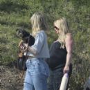 Hilary Duff – Seen during a Walk with a Friend