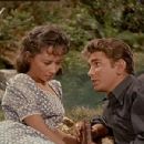 Adrienne Hayes and Michael Landon
