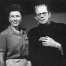 -Boris Karloff (the original Frankenstein), with wife Evelyn Helmore