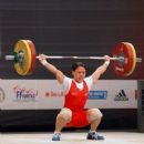 North Korean female weightlifters