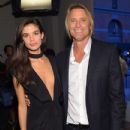 Model Sara Sampaio (L) and photographer Russell James attend Russell James' "Angel" book launch hosted by Victoria's Secret on September 10, 2014 in New York City