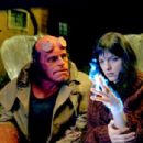 Selma Blair and Ron Perlman