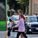 Allegra Versace – Walking with a mystery man at the Montanelli park in Milan