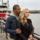 Charles Michael Davis and Claire Holt