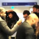Jameela Jamil – Seen with boyfriend James Blake as they catch a flight out of Los Angeles