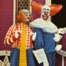 Bob Bell as Bozo with Cooky the Clown (Roy Brown), on Bozo's Circus, 1976