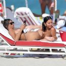 Karina Jelinek – With Florencia Parise in a bikinis on Miami Beach