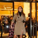 Laury Thilleman – Outside the Jean-Paul Gaultier Show in Paris