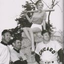 Joe Dobson, Edward Erautt, Marilyn Monroe &  Gus Zernial 1951