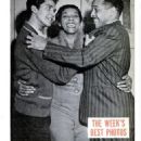 Dinah Washington joking with then husband Rafael Campos and ex-husband Eddie Chamblee
