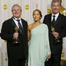 Jennifer Lopez with Achievement in Art Direction winners John Myhre and Gord Sim - The 75th Annual Academy Awards (2003)