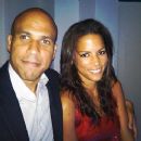 Veronica Webb and Cory Booker