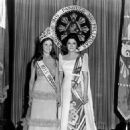 Miss Universe 1974, Amparo Munoz from Spain, with Imelda Marcos, First Lady of the Philippines.