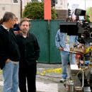 Cinematographer Affonso Beato and director Terry Zwigoff on the set of United Artists' Ghost World - 2001