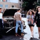 Geena Davis, Aida Turturro, Ron Michaels and Tony Ray Rossi in Angie (1994)