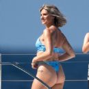 Sarah Jayne Dunn – In a blue bikini during family holiday in Barbados