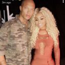 Blac Chyna and Jeremy Meeks on the Set of Hip Hop Squares in Los Angeles, California - August 30, 2017