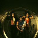 Melyssa Ade, Derwin Jordan and Lexa Doig in New Line's Jason X - 2002